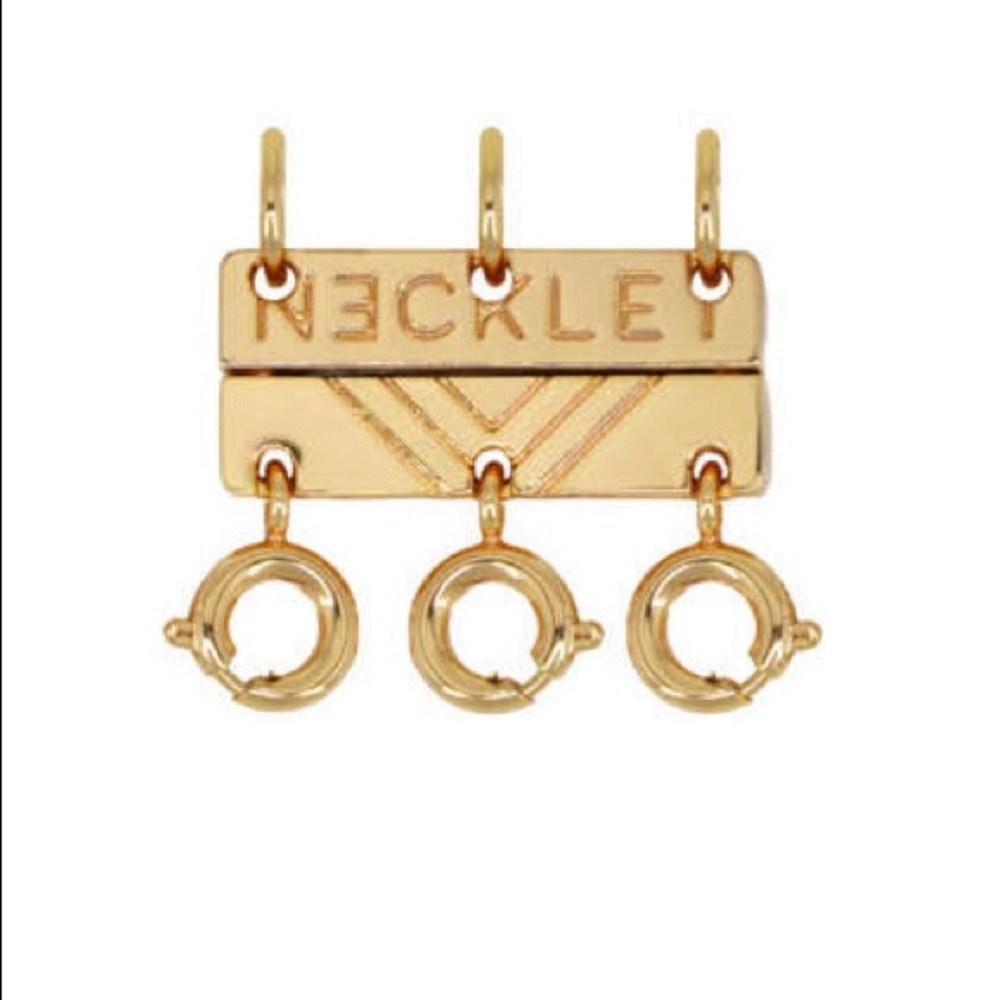 Necklet : TRIPLE LAYERING CLASP